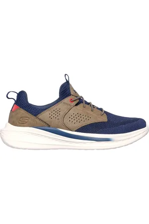 Skechers Relaxed Fit: Slade - Breyer en /Marrón Bronceado, talla 39.5, Vegan