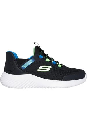Skechers Niño Slip-ins: Bounder - Brisk-Burst en /Lima, talla 27