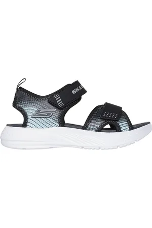 Skechers Niño Microspec-Splash en /Plata, talla 27.5