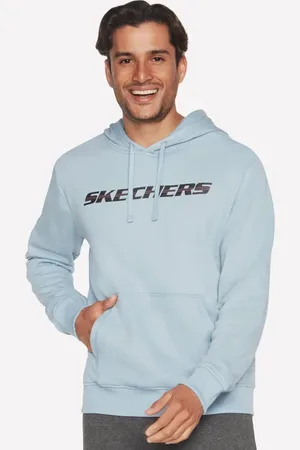 Skechers SKECH-SWEATS Motion sudadera con capucha en /Blanco, talla Pequeña