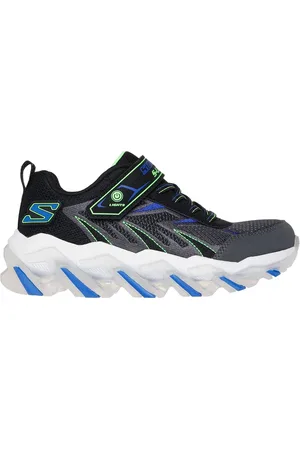Skechers Niño S-Lights: Mega-Surge 2.0 en /Negro, talla 27