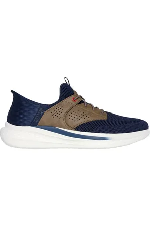 Skechers Slip-ins Relaxed Fit: Slade - Caster en /Marrón Bronceado, talla 39.5, Vegan
