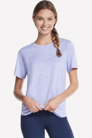 Skechers GO DRI SWIFT camiseta en /Rosa Claro, talla XS