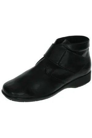 Dliro Botines BotÍn de piel velcro para mujer