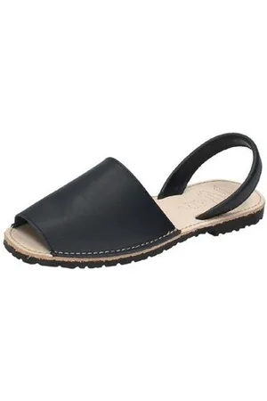Whetis Sandalias Menorquinas de piel para mujer