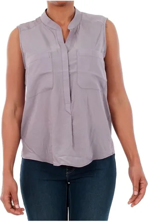 VERO MODA Camisa 10192814 VMERIKA MIX S/L SHIRT NFS GRAY RIDGE para mujer