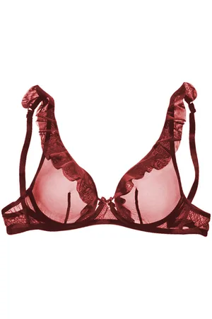 Lascana Triángulo/Sin Aros Sujetador con aros Sexy velo de para mujer