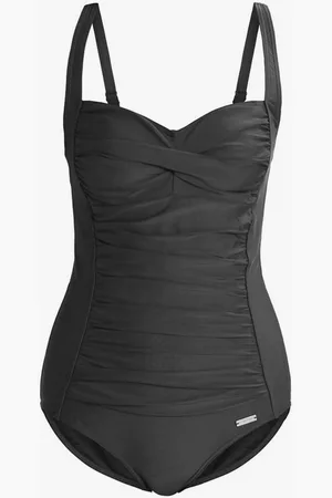 Lascana Bañador Traje de baño adelgazante 1 pieza TK-5 tazas negras B a E para mujer