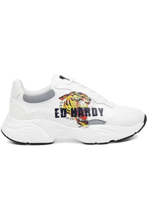 ED HARDY Deportivas Moda Insert runner-tiger-white/multi para hombre