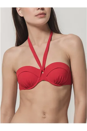 Luna Bañador Sentido Azul Splendida Traje de baño Bandeau Preformado para mujer