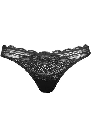 Luna Strings Tanga negra Prestige Gaia Splendida para mujer