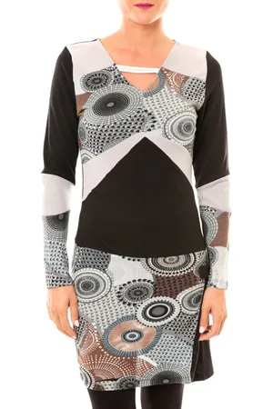 Bamboo Vestidos Robe Cercle BW613 para mujer