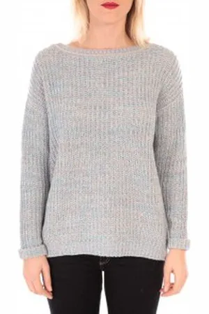 VERO MODA Jersey WOODPECKER LS BOATNECK KM Bleu para mujer