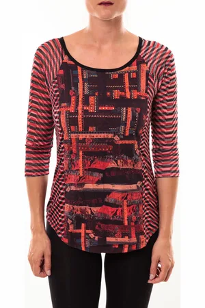 Custo Barcelona Blusa Top Eleon rouge para mujer