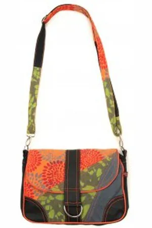 Bamboo Bolso Petit Sac Besace New Dehli GN-144 Orange/Vert para mujer