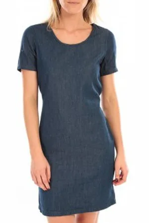 VERO MODA Vestidos MY SS SHORT DENIM DRESS Bleu para mujer