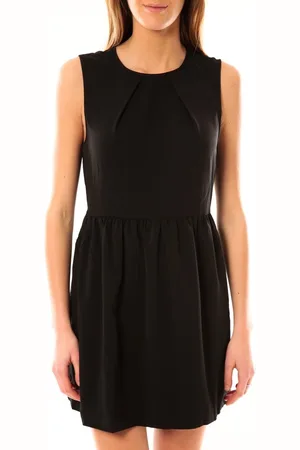VERO MODA Vestidos Robe Noel SL Mini Dress Mix Wall 10087646 Noir para mujer