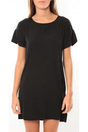 VERO MODA Vestidos Reba ss mini dress 10100945 Noir/Saumon para mujer