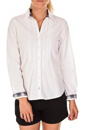 TOM TAILOR Camisa Chemise Beatrix Blanche para mujer