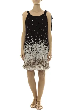 By la vitrine Vestidos Robe Noir Care of you Imprimée Fleurs F50113 para mujer