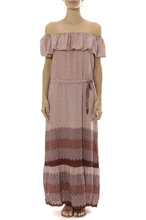 By la vitrine Vestidos Robe Longue Care of you Rouge para mujer
