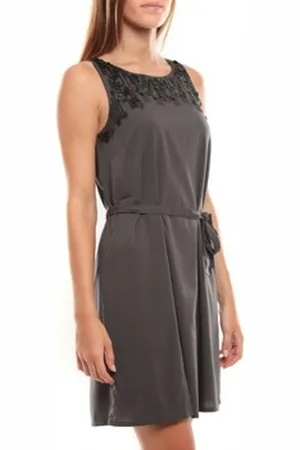 VERO MODA Vestidos Virgo S/L Robe 97034 Anthracite para mujer