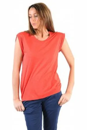American Vintage Camiseta TEE-SHIRT JAC60E11 VERMILLON para mujer