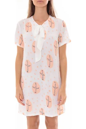By la vitrine Vestidos Robe Tunique Blanc 4283-583 para mujer
