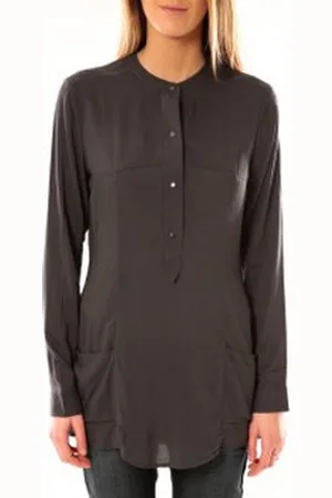VERO MODA Blusa Alec L/S Tunic W/Out Top Pockets 10097849 Asphalte para mujer