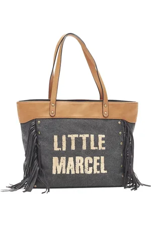 Little Marcel Bolso Sac Shopping Victoire Noir VI 01 para mujer