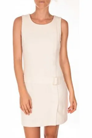 VERO MODA Vestidos LULIX SL SHORT DRESS BG écru para mujer