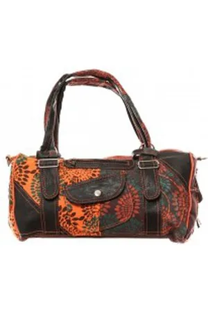 Bamboo Bolso Sac à main Doha GN-146 Orange/Marron para mujer