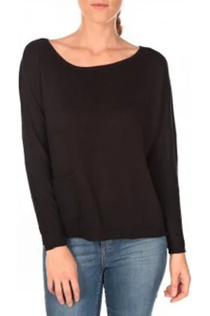 TOM TAILOR Jersey Basic Structure Pullover Noir para mujer