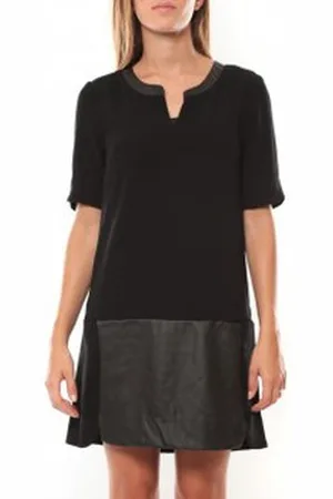 VERO MODA Vestidos Selma 3/4 Short Dress 97506 Noir para mujer