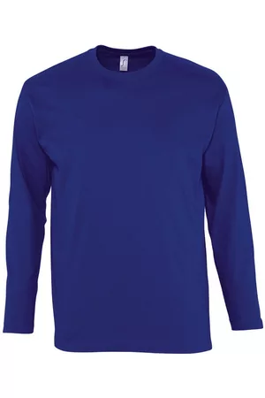 Sols Camiseta manga larga MONARCH COLORS MEN-CAMISETA HOMBRE CUELLO REDONDO MANGA LARGA para hombre