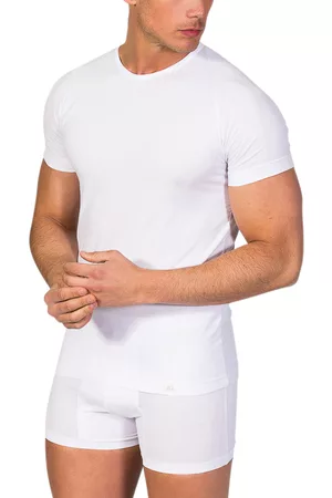 Zd - Zero Defects Camiseta interior Camiseta de manga corta y cuello redondo algodón Egipcio para hombre
