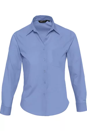 Sols Camisa EXECUTIVE WORK-CAMISA MUJER POPELÍN MANGA LARGA para mujer
