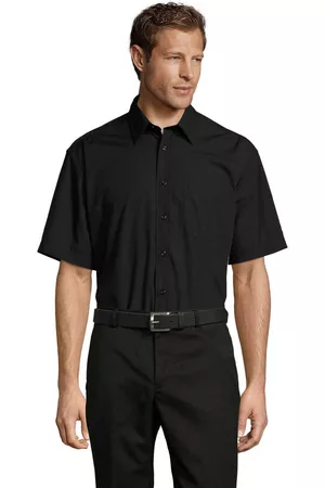 Sols Camisa manga corta BRISTOL WORK-CAMISA POPELÍN HOMBRE MANGA CORTA para hombre