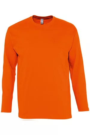 Sols Camiseta manga larga MONARCH COLORS MEN-CAMISETA HOMBRE CUELLO REDONDO MANGA LARGA para hombre
