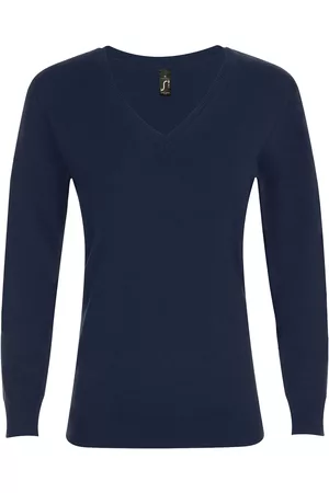Sols Jersey GLORY SWEATER WOMENN-JERSEY DE MUJER CON CUELLO PICO para mujer