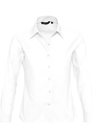 Sols Camisa EMBASSY OXFORD GIRL-CAMISA OXFORD MUJER MANGA LARGA para mujer
