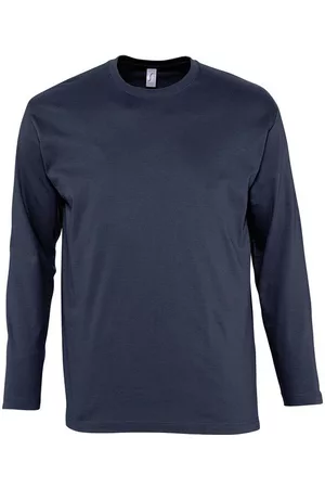 Sols Camiseta manga larga MONARCH COLORS MEN-CAMISETA HOMBRE CUELLO REDONDO MANGA LARGA para hombre