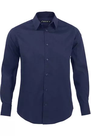Sols Camisa manga larga BRIGHTON STRECH-CAMISA HOMBRE algodón MANGA LARGA para hombre