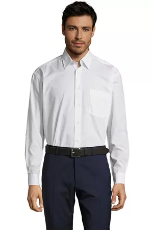 Sols Camisa manga larga BALTIMORE FASHION WORK-CAMISA HOMBRE POPELÍN MANGA LARGA para hombre