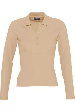 Sols Polo PODIUM COLORS-POLO MUJER MANGA LARGA-100% algodón para mujer