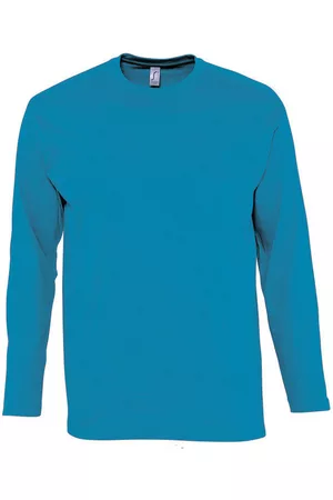 Sols Camiseta manga larga MONARCH COLORS MEN-CAMISETA HOMBRE CUELLO REDONDO MANGA LARGA para hombre