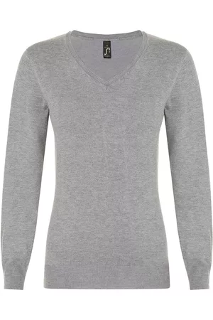 Sols Jersey GLORY SWEATER WOMENN-JERSEY DE MUJER CON CUELLO PICO para mujer
