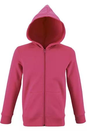 Sols Jersey STONE COLORS KIDS-SUDADERA CON CREMALLERA Y CAPUCHA para niño