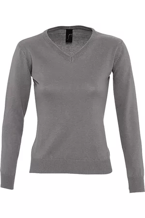 Sols Jersey GALAXY SWEATER WOMENN-JERSEY DE MUJER CON CUELLO DE PICO para mujer
