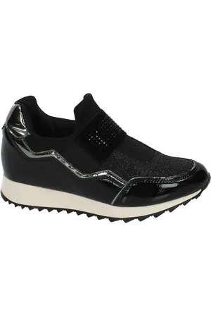 B&amp;w Zapatillas Rejilla brillo para mujer